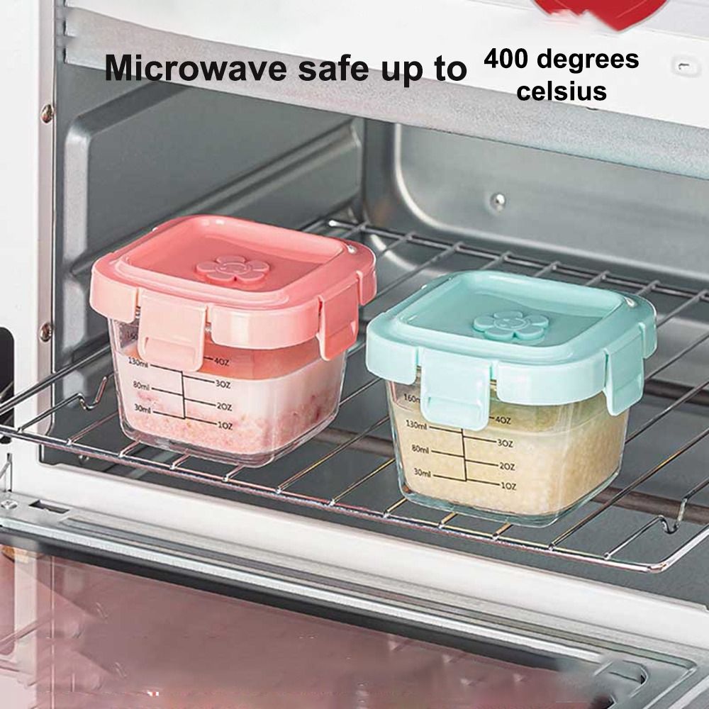 Glass Food Storage Box New 170 - Baby Food Jars With Lids recension och pris